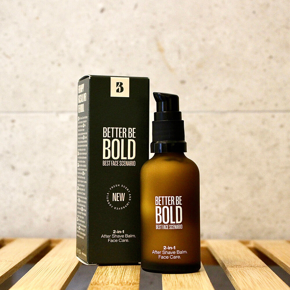 Better Be Bold Face Balm und Aftershave
