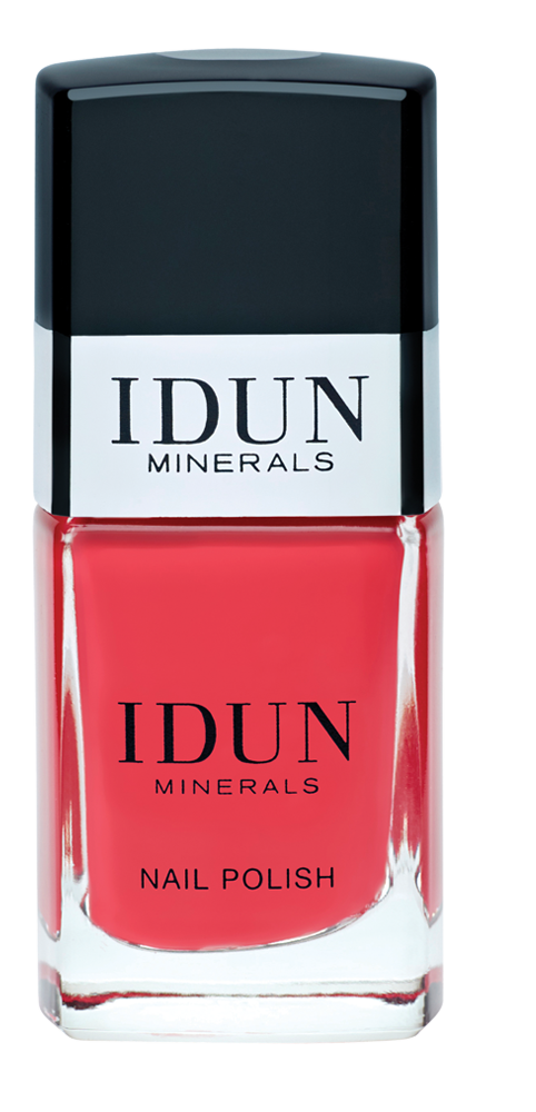 IDUN Minerals Nagellack Korall ohne Hintergrund