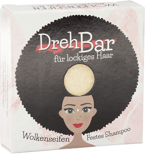 Wolkenseifen Festes Shampoo Dreh-Bar ohne Hintergrund