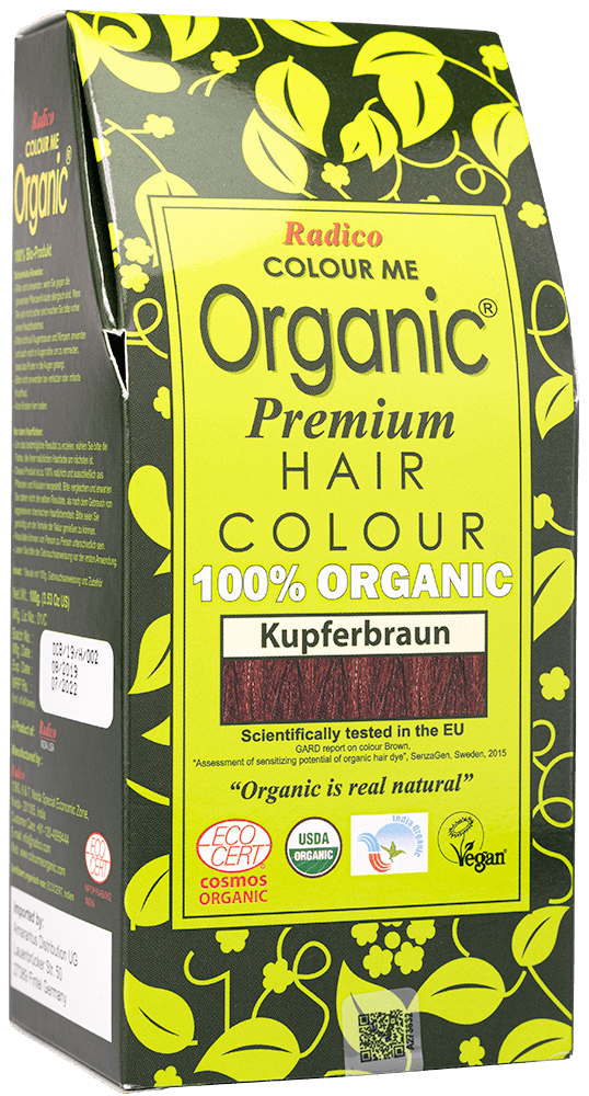 Radico Pflanzliche Haarfarbe Copper Brown ohne Hintergrund