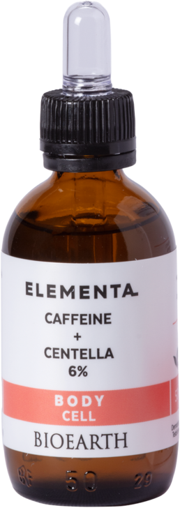 Bioearth ELEMENTA Body Koffein + Centella-Alge 6% ohne Hintergrund