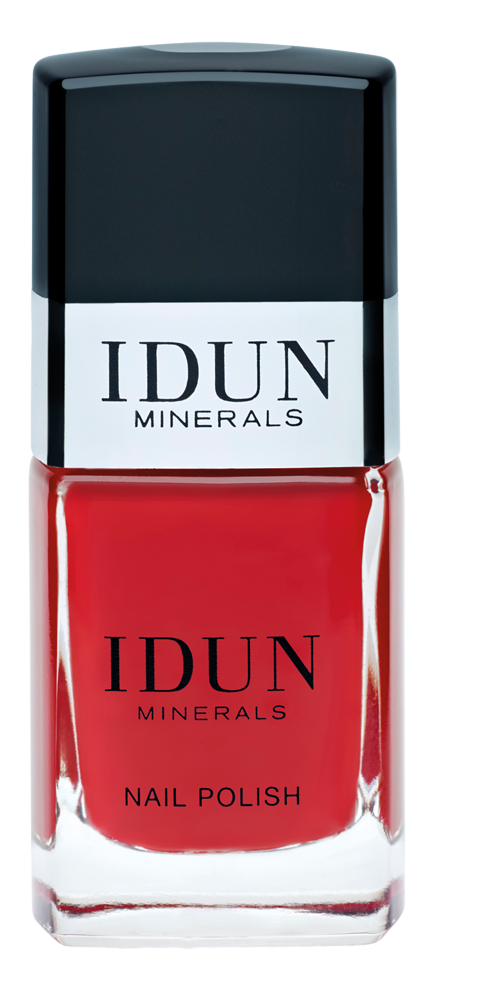 IDUN Minerals Nagellack Rubin ohne Hintergrund