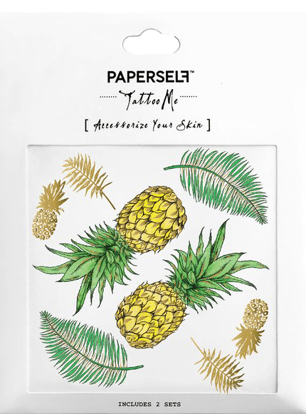 Paperself Tattoo Pineapple ohne Hintergrund