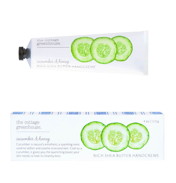 The Cottage Green House Cucumber & Honey Handcreme ohne Hintergrund