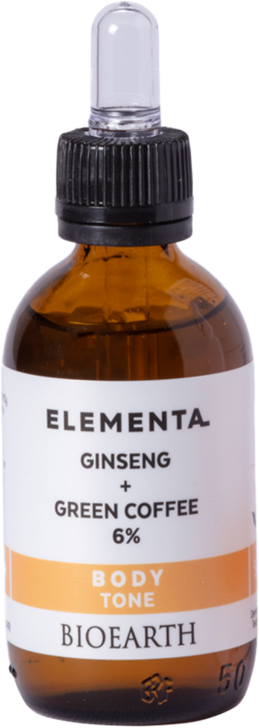 Bioearth ELEMENTA Body Ginseng + Grüner Kaffee 6% ohne Hintergrund