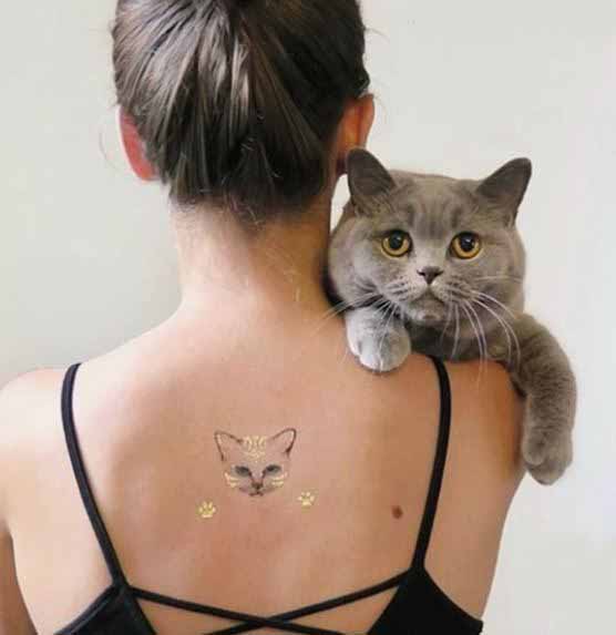Paperself Tattoo Meow