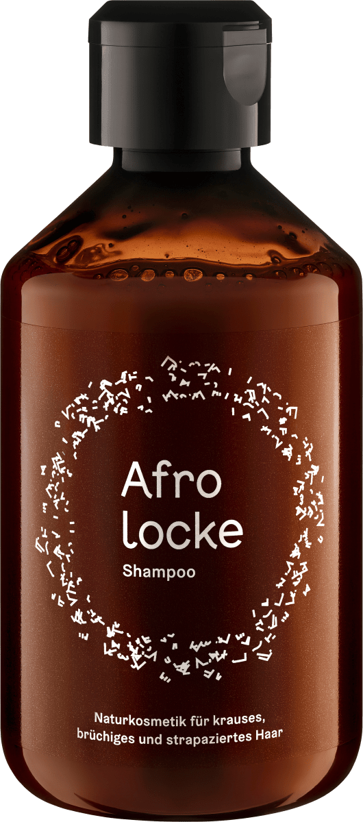 Afrolocke Shampoo ohne Hintergrund