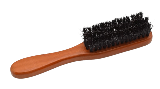 Bartbürste gerader Griff Holz