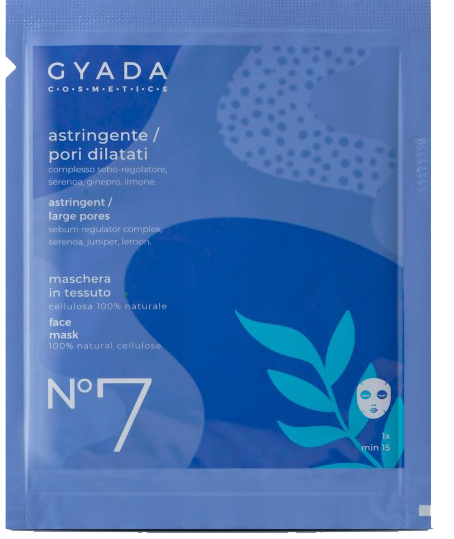 Gyada Cosmetics Intensivpflege Tuch-Gesichts-Maske No. 7 ohne Hintergrund
