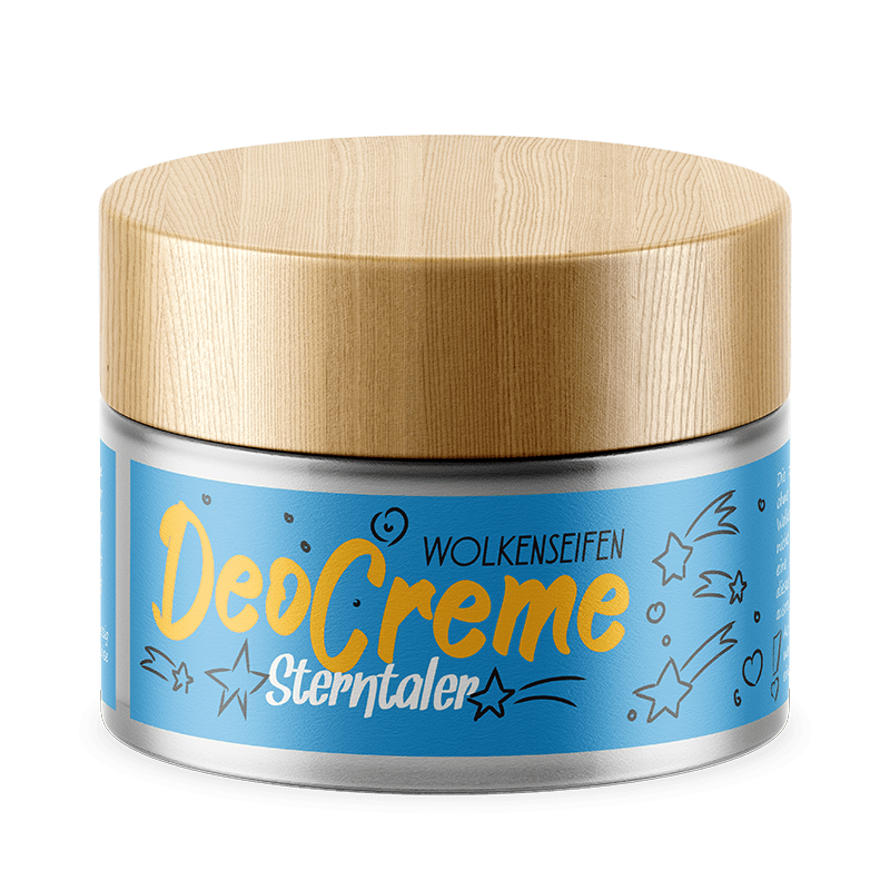 Deocreme Sterntaler Glastiegel ohne Hintergrund