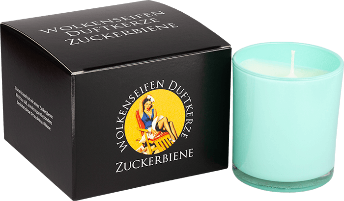 Wolkenseifen Duftkerze Zuckerbiene