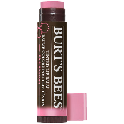 Burt`s Bees Tinted Lip Balm Pink Blossom ohne Hintergrund