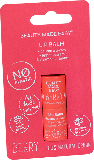 Beauty Made Easy Lippenbalsam Berry ohne Hintergrund