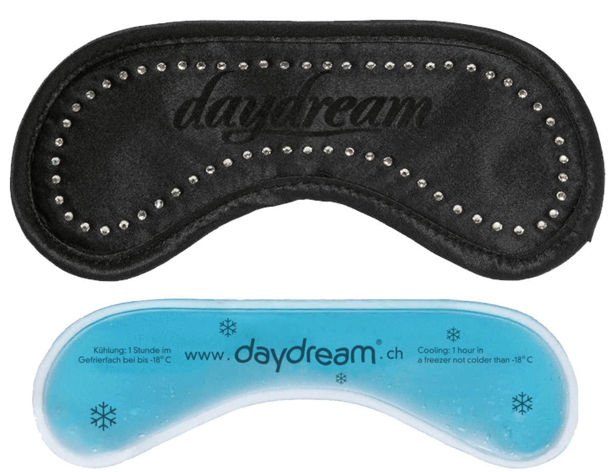 Daydream Schlafmaske Swarowski Black ohne Hintergrund