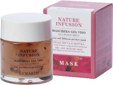 Gelmaske Rose & Hibiskus