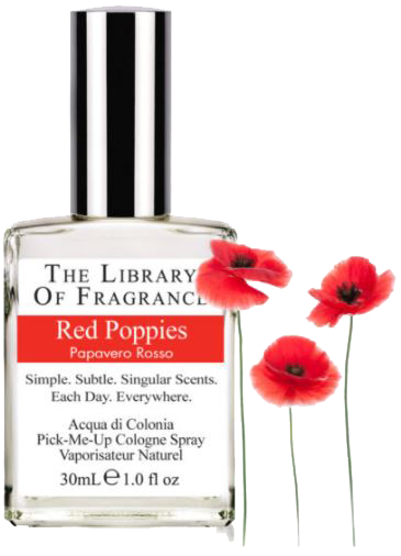 Library of Fragrance Red Poppies ohne Hintergrund