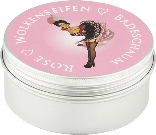 Badeschaum Rose ohne Hintergrund