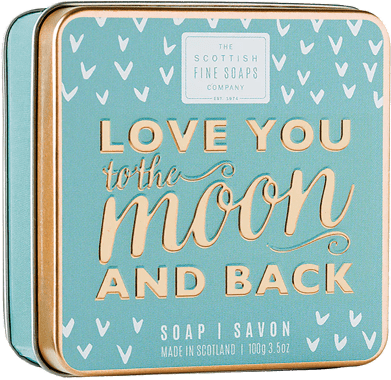 Soap in a tin Love you to the moon and back ohne Hintergrund