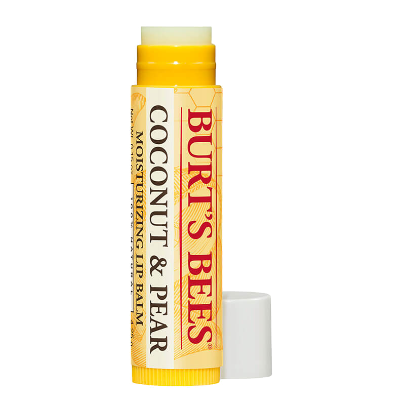 Burt's Bees Coconut & Pear Lip Balm ohne Hintergrund