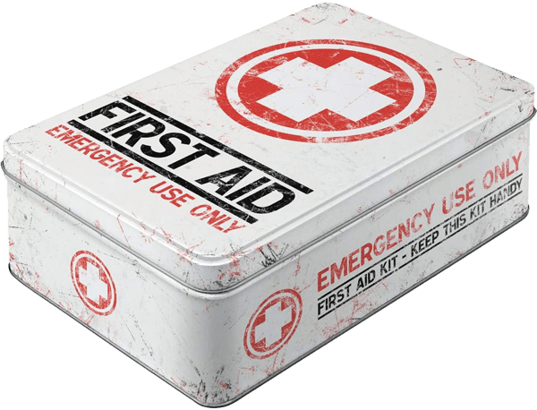 Geschenkset First Aid rot