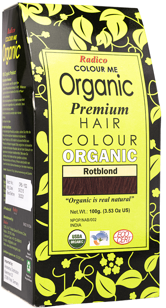 Radico Pflanzliche Haarfarbe Rotblond ohne Hintergrund