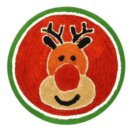Runde Badematte Rudolph