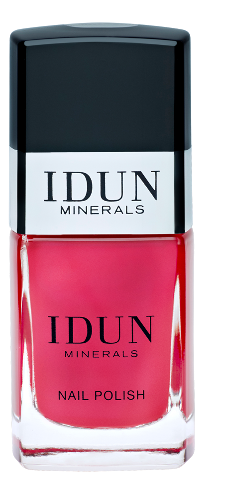 IDUN Minerals Nagellack Cinnober ohne Hintergrund