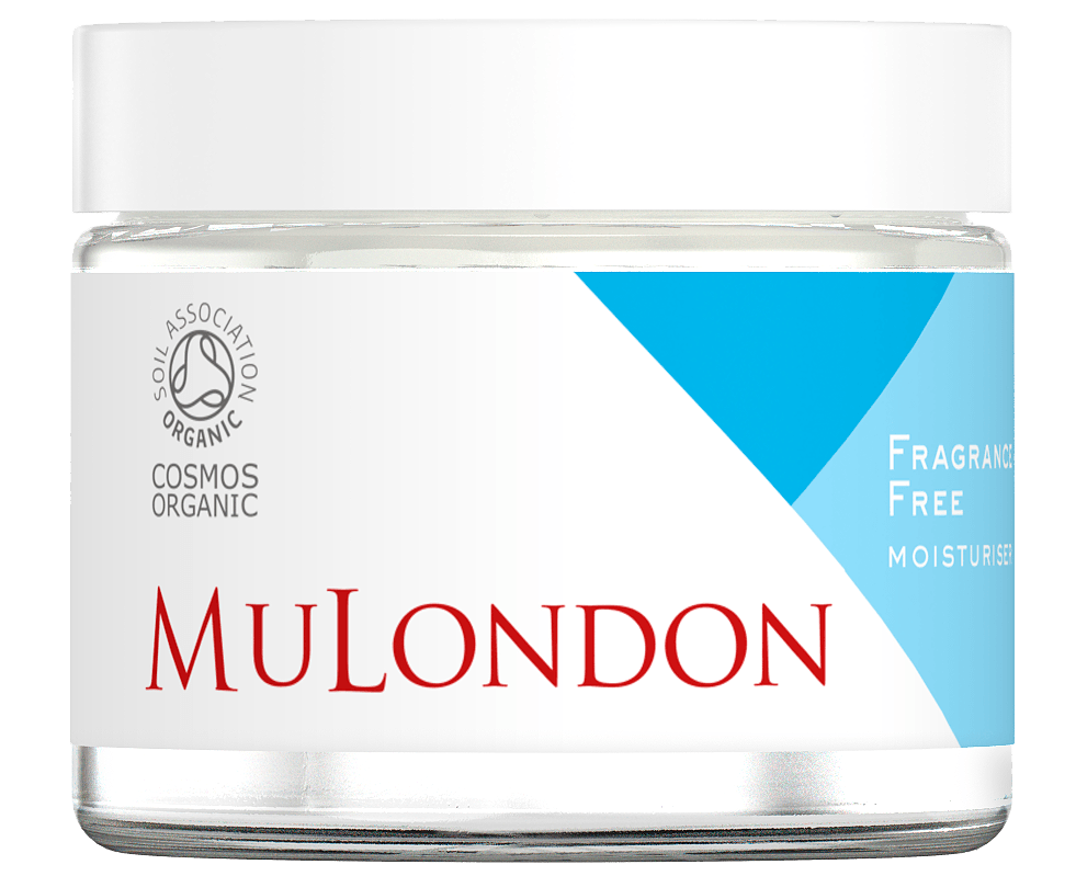 MuLondon Organic Fragrance-Free Face Moisturiser ohne Hintergrund