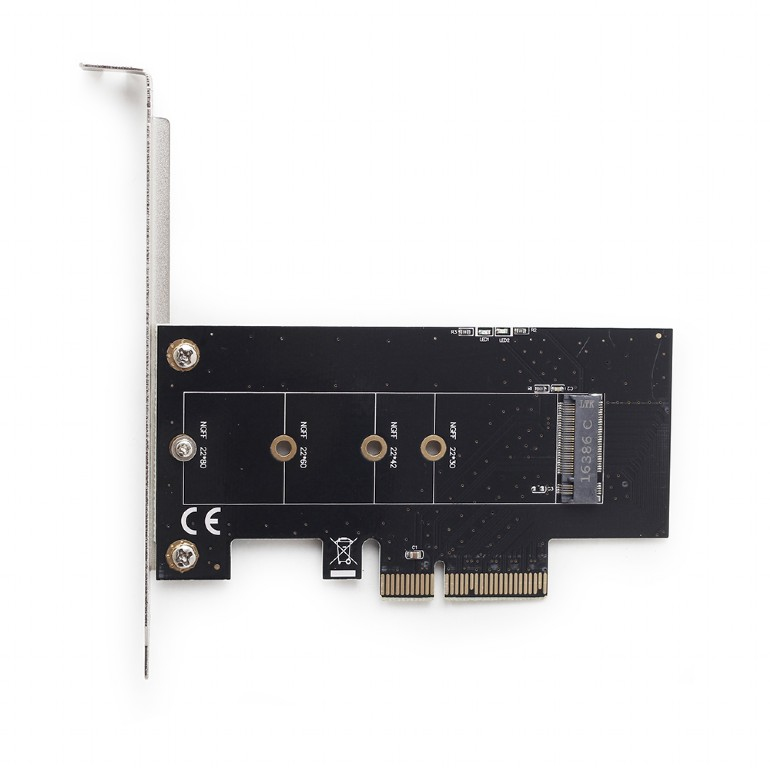 Gembird PEX-M2-01 - PCIe - M.2,PCIe - PCIe 3.0 - 101 mm - 55 mm - 12 mm