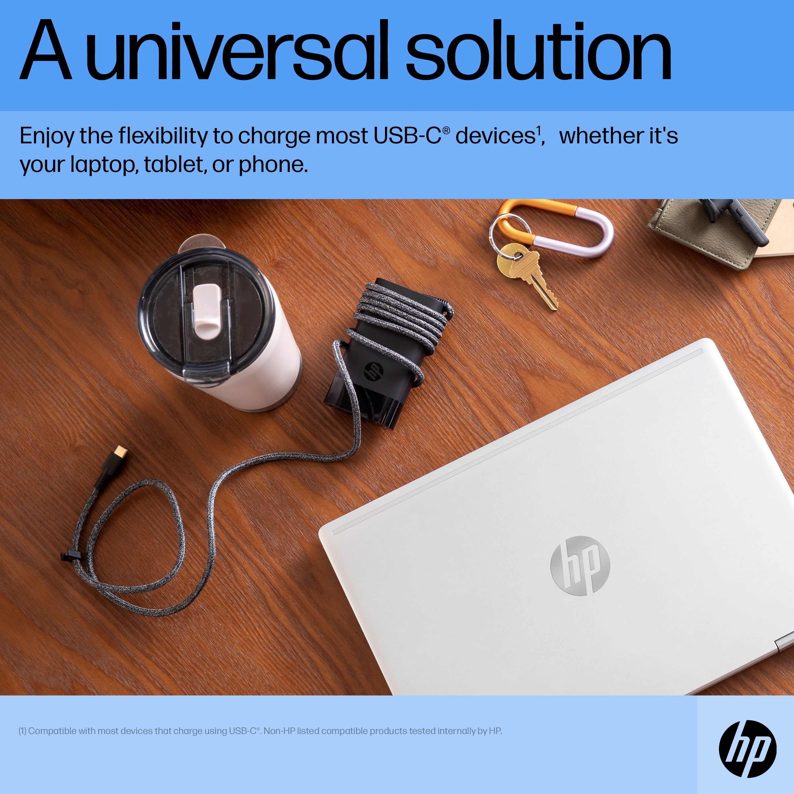 HP  USB-C Netzteil - Wechselstrom 115/230 V