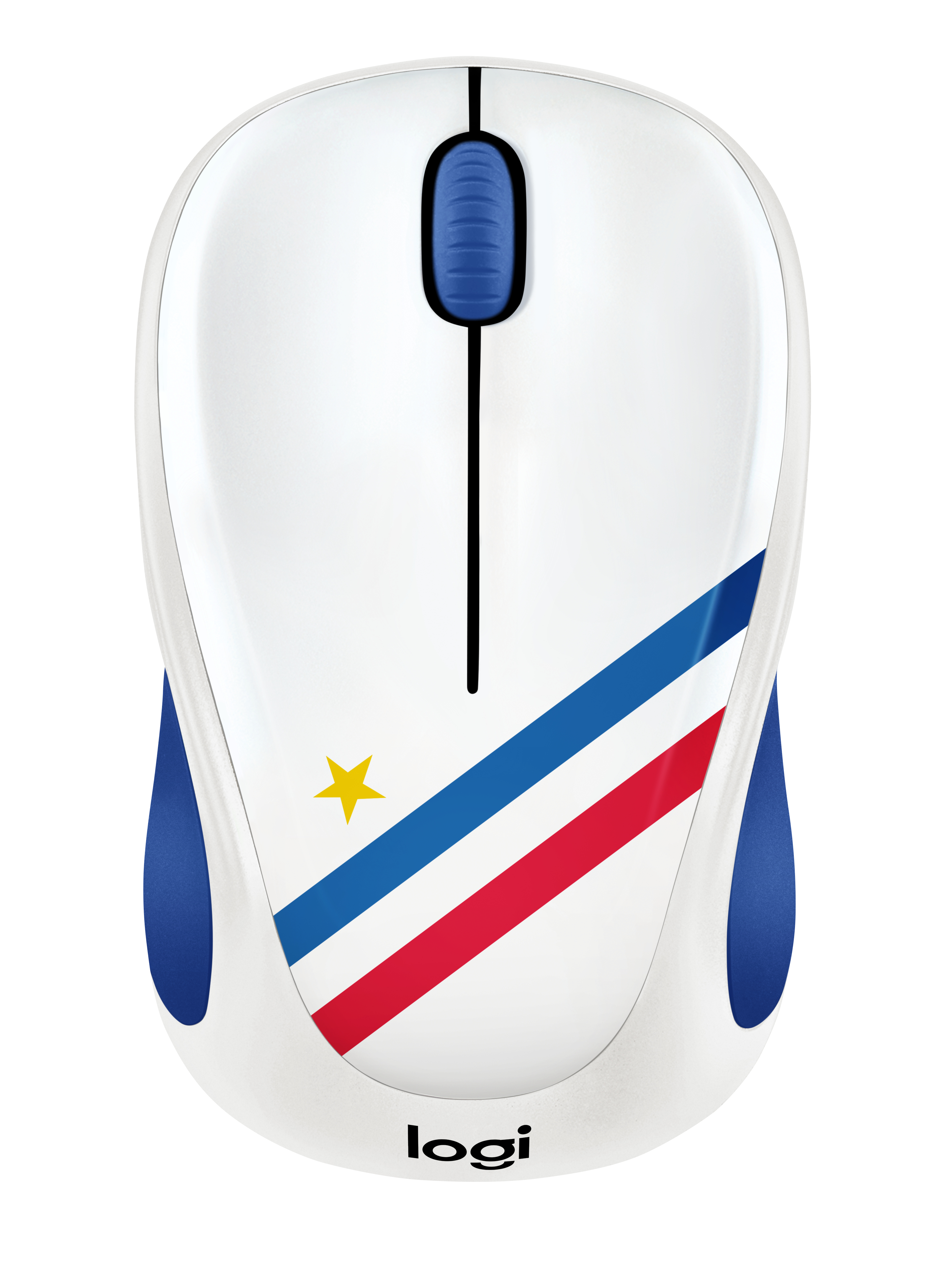 Logitech M238 - Fan Collection - Maus - optisch - 3 Tasten - kabellos - 2.4 GHz - kabelloser Empfänger (USB)
