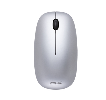 ASUS MW201C - Maus - rechts- und linkshändig - optisch - 3 Tasten - kabellos - 2.4 GHz, Bluetooth 4.0 - kabelloser Empfänger (USB)