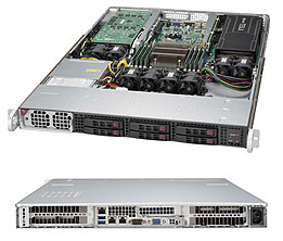 Supermicro SuperServer 1018GR-T - Server - Rack-Montage - 1U - 1-Weg - keine CPU - RAM 0 GB - SATA/SAS - Hot-Swap 6.4 cm (2.5")