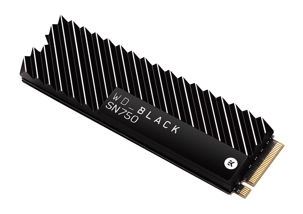 WD Black SN750 NVMe SSD WDBGMP5000ANC - SSD - 500 GB - intern - M.2 2280 - PCIe 3.0 x4 (NVMe)