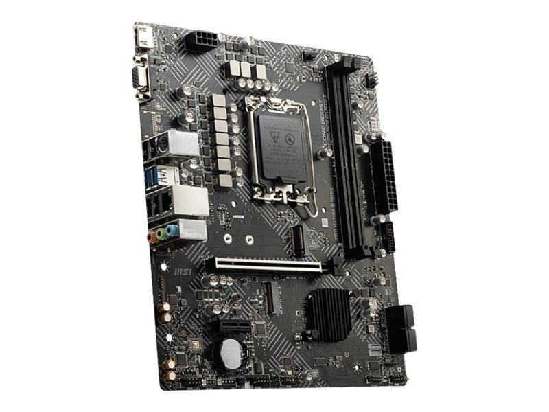 MSI PRO H610M-B DDR4 - Motherboard - micro ATX - LGA1700-Sockel - H610 Chipsatz - USB 3.2 Gen 1 - Gigabit LAN - Onboard-Grafik (CPU erforderlich)