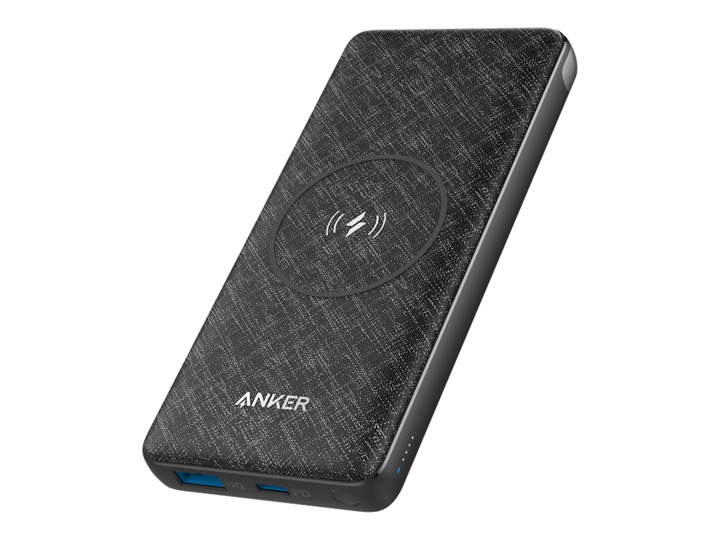 Anker Innovations Anker PowerCore III 10K Wireless - Induktive Power Bank - 10000 mAh - 18 Watt - IQ 3.0 - 2 Ausgabeanschlussstellen (USB, 24 pin USB-C)
