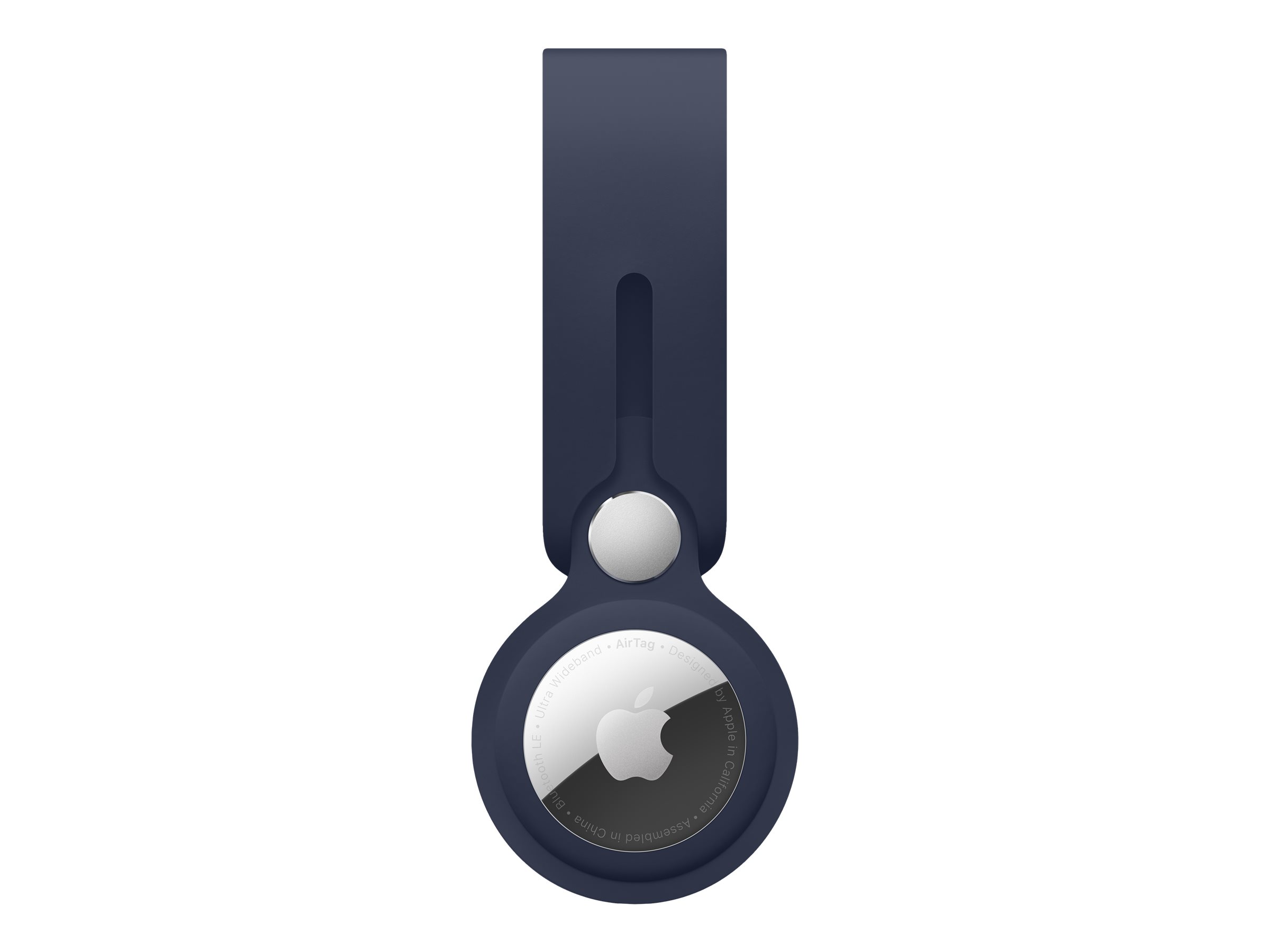 Apple Tasche für Airtag - Polyurethan - tief marineblau