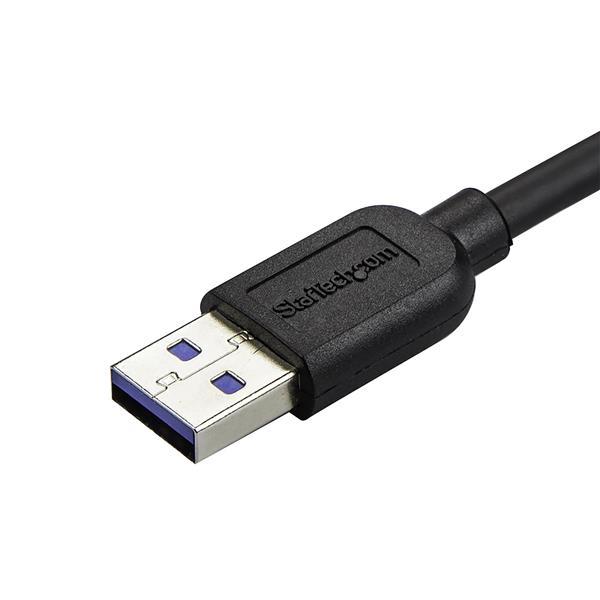 StarTech.com 2m Micro USB 3.0 Kabel - USB A zu rechts gewinkelt Micro B USB Anschlusskabel - M/M - USB 3.1 Gen 1 (5 Gbit/s)