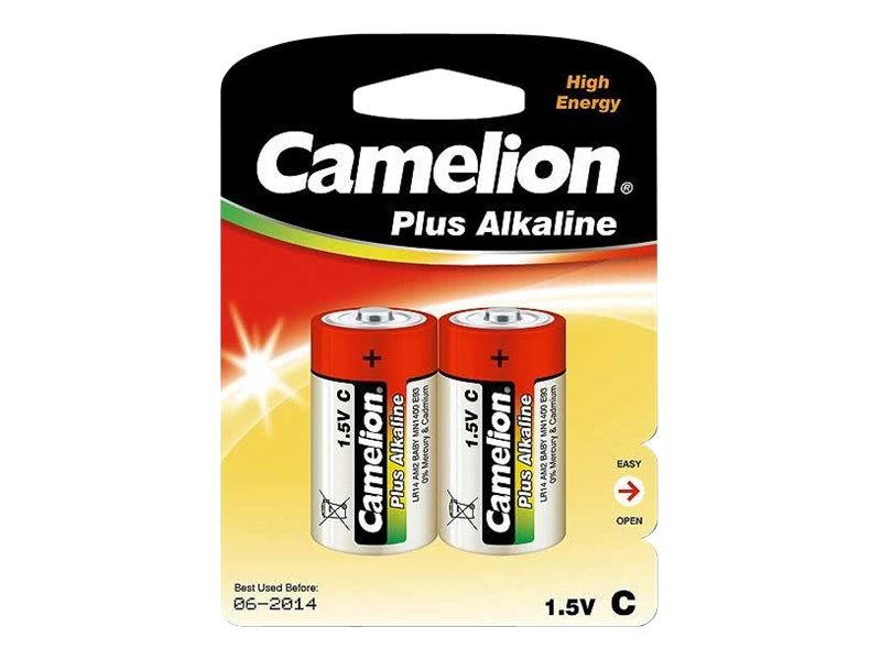 Camelion Plus Alkaline LR14-BP2 - Batterie 2 x C