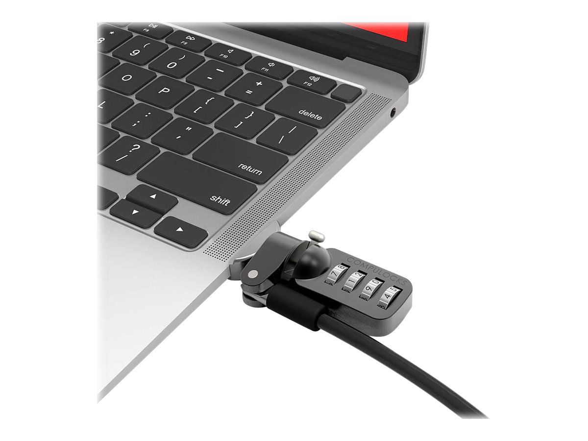 Compulocks Ledge Lock Adapter for MacBook Air M1 with Combination Cable Lock