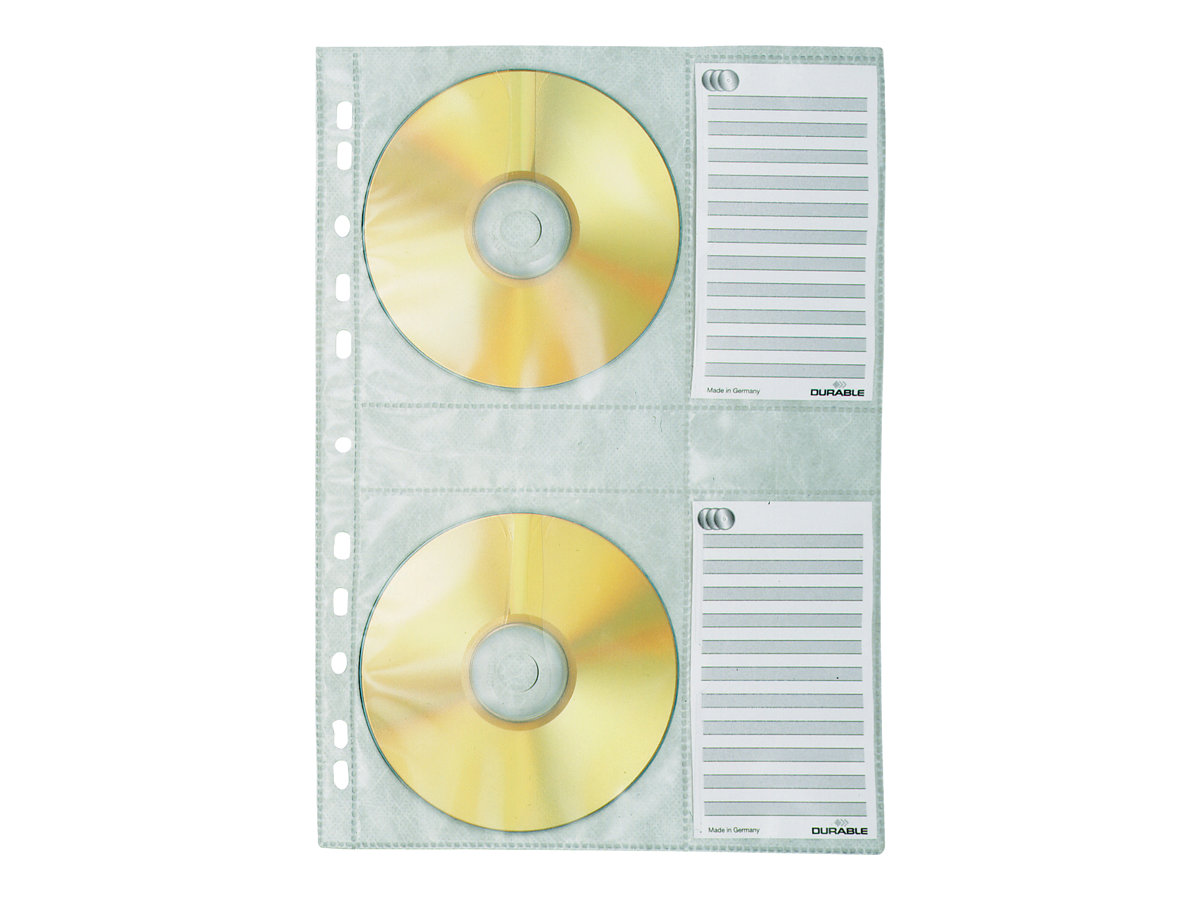 Durable CD-Umschläge - Kapazität: 4 CD/DVD