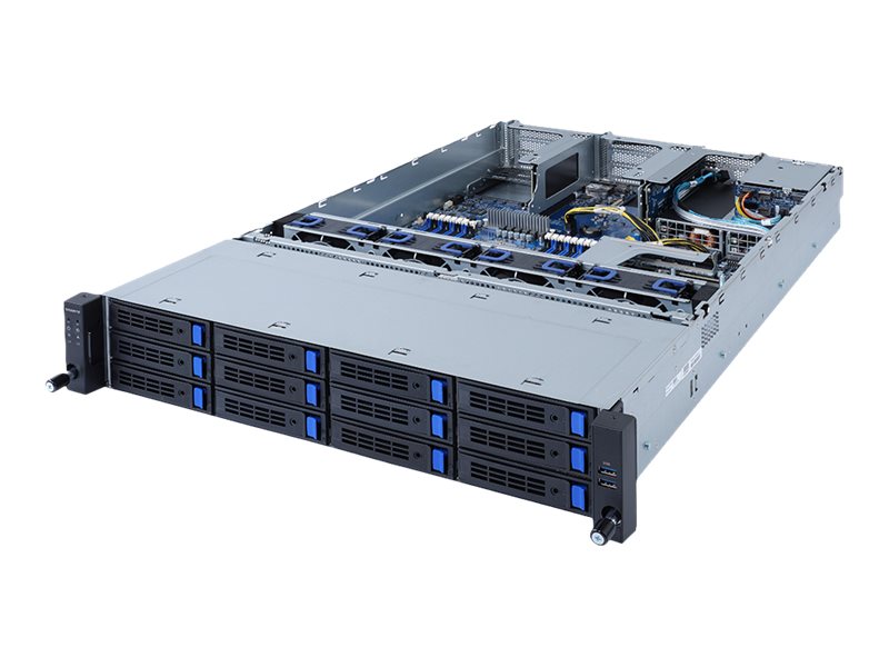 Gigabyte R262-ZA1 (rev. 100) - Server - Rack-Montage - 2U - 1-Weg - keine CPU - RAM 0 GB - SATA - Hot-Swap 6.4 cm, 8.9 cm (2.5", 3.5")