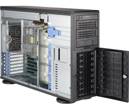Supermicro A+ Server 4023S-TRT - Server - Tower - 4U - zweiweg - keine CPU - RAM 0 GB - SATA - Hot-Swap 8.9 cm (3.5")