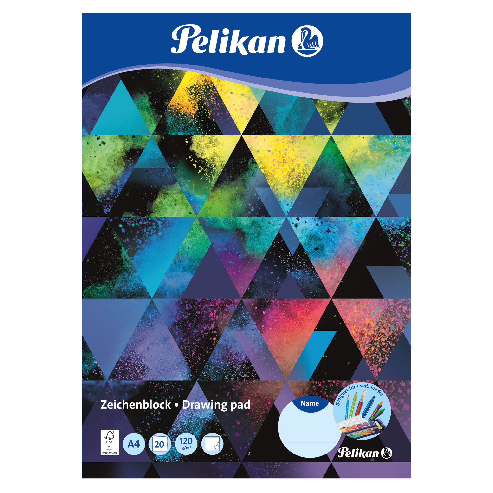 Pelikan 236782 - Kunstdruckpapierblock - 120 g/m² - 20 Blätter