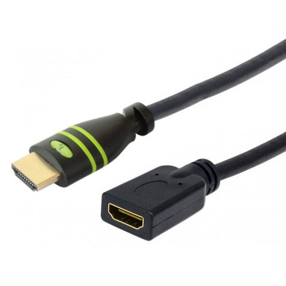 IC Intracom HDMI 4K 60Hz High Speed Anschlusskabel mit Ethernet M/F schwarz 0.2 - Audio/Multimedia - Digital/Display/Video