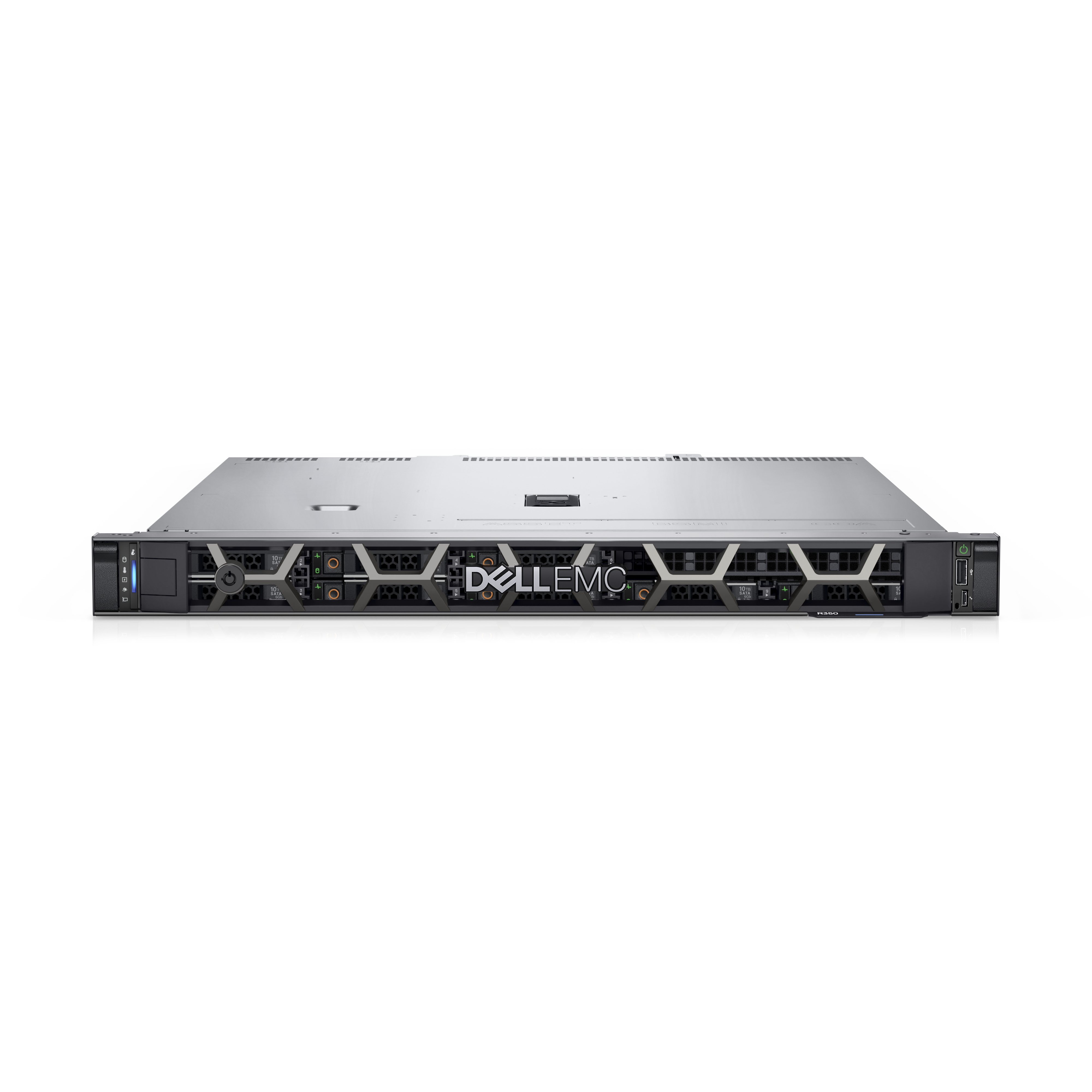 Dell PowerEdge R350 - Server - Rack-Montage - 1U - 1-Weg - 1 x Xeon E-2314 / 2.8 GHz - RAM 16 GB - SAS - Hot-Swap 6.4 cm (2.5")