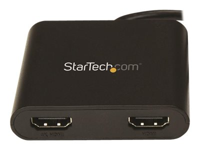 StarTech.com USB 3.0 to Dual HDMI Adapter - 4K 30Hz - External Video & Graphics Card - Dual Monitor Display Adapter - Supports Windows (USB32HD2)