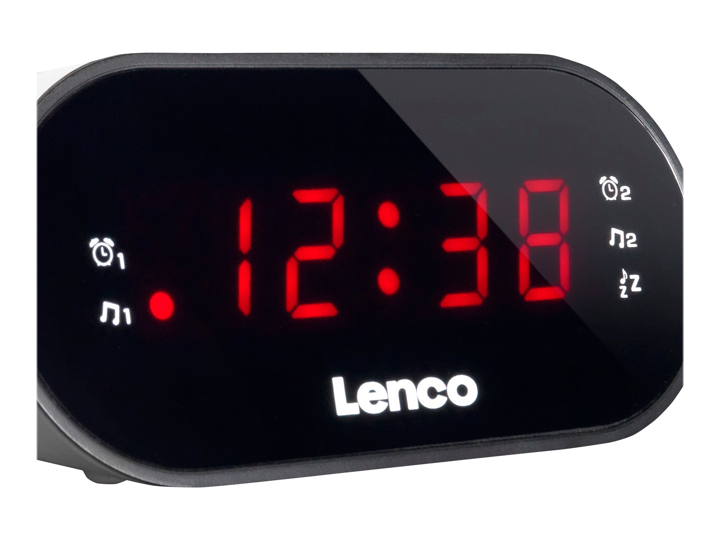 Lenco CR-07 - Radiouhr - 0.3 Watt - weiß