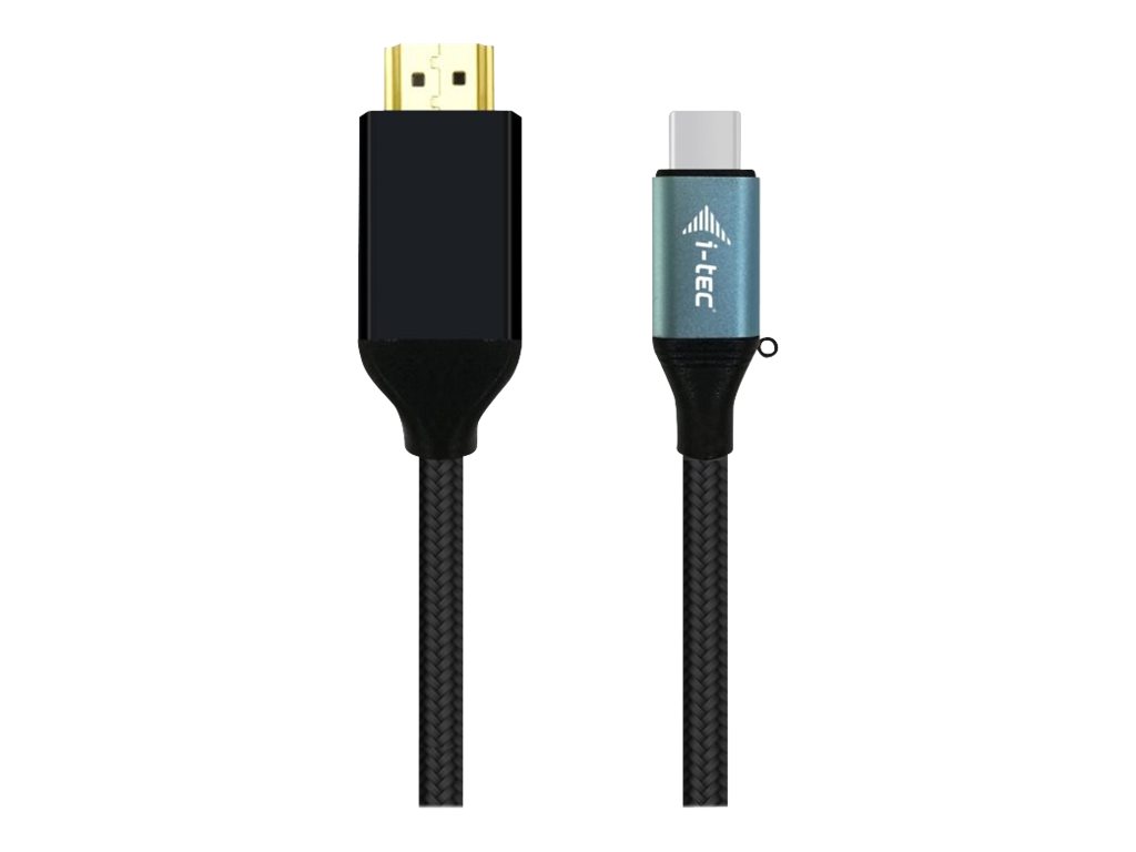 i-tec Video- / Audiokabel - 24 pin USB-C männlich zu HDMI männlich