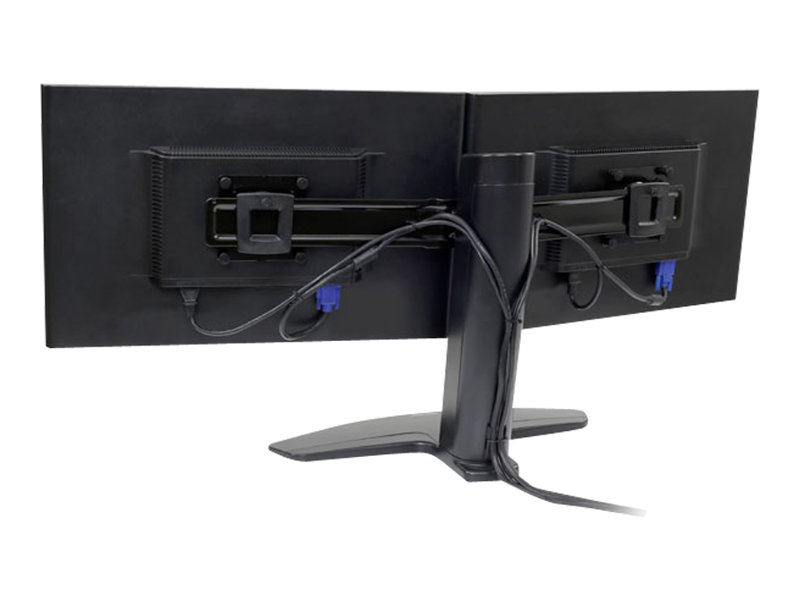 Ergotron Neo-Flex Dual LCD Monitor Lift Stand - Aufstellung für 2 LCD-Displays - Schwarz - Bildschirmgröße: bis zu 61 cm (bis zu 24 Zoll)